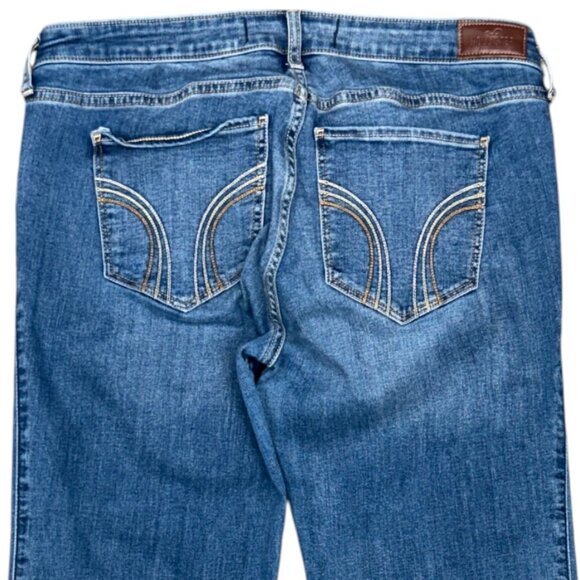 HOLLISTER Women's Low-Rise Boot Classic Stretch Jeans | Size 15 Reg. - Picture 6 of 10
